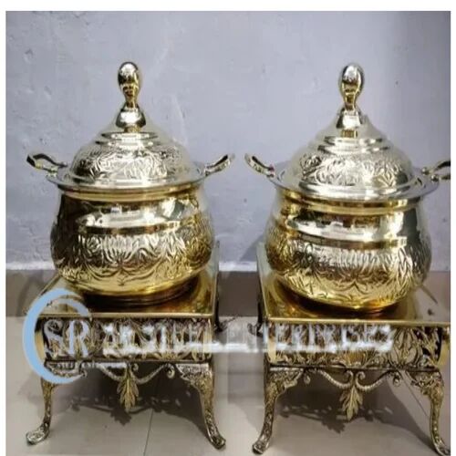 Stainless Steel golden Chafing Dish, for Hotel