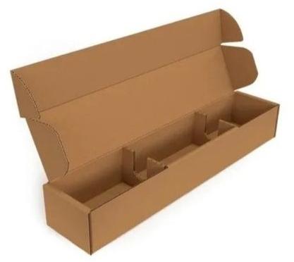 Rectangular Corrugated Partition Box, for Electronic Products, Color : Brown