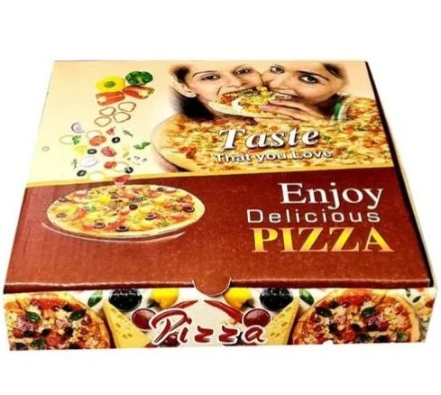 Rectangular Corrugated Printed Pizza Box