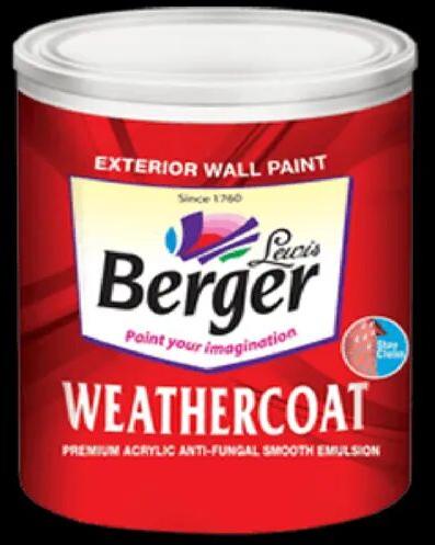 Berger Weather Coat Emulsion Paints, Packaging Type : Can