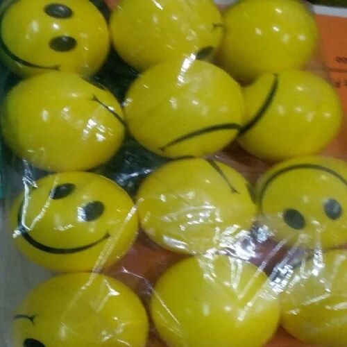 PU Foam Smiley Ball, Color : Yellow