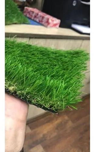 PE Artificial Grass, Color : Green