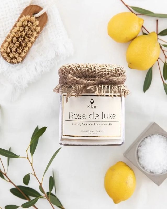 Rose De Luxe Jar Candle