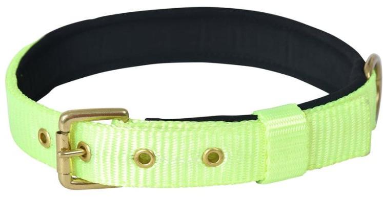 Pin Buckle Dog Collar Neck Belt (Lime Green)