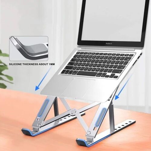 SS Laptop Stand, Color : Silver