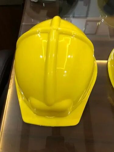 Plastic Safety Helmet, Color : Yellow