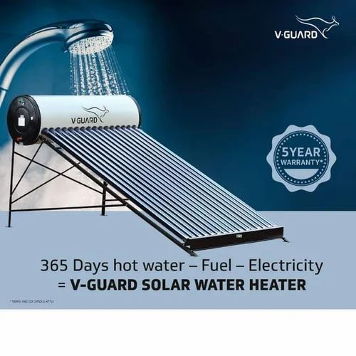 Automatic V-guard Solar Water Heater, Color : Grey