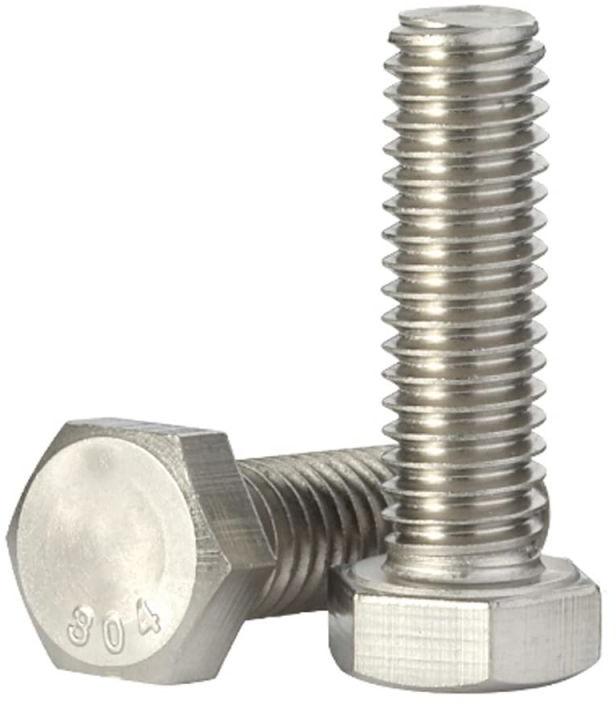 Polished Stainless Steel Hex Bolts, Size : Standard