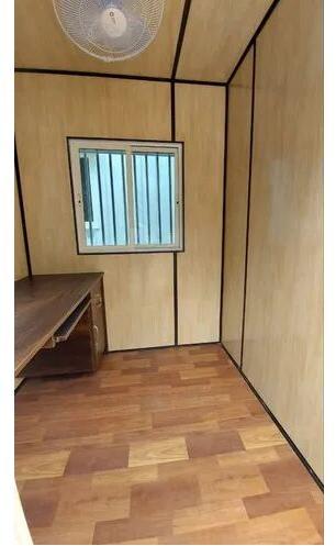 Square Steel MS Security Cabin, for Guard Room, Size : 6x6 Ft