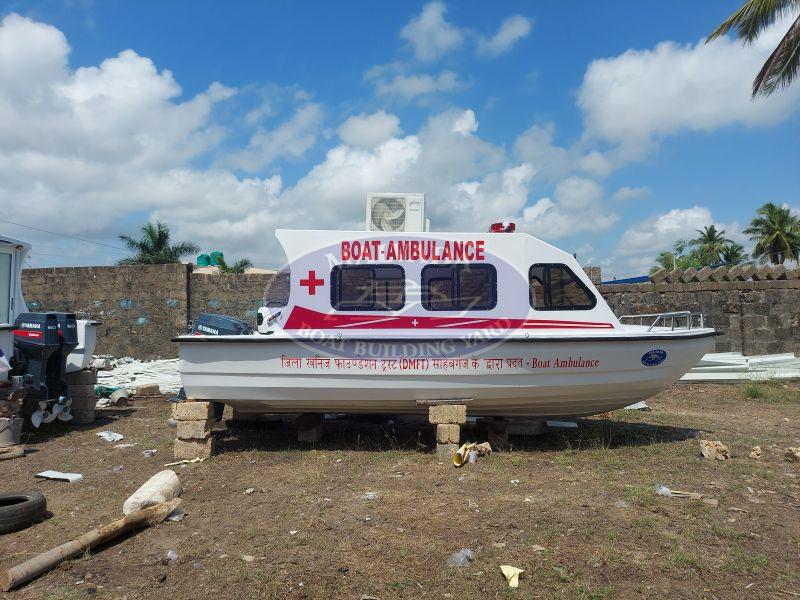 Electric frp ambulance boat, Weight Capacity : 2000-3000kg
