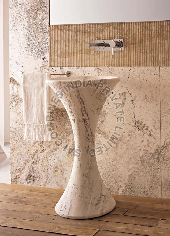 Marble Carved Wash Basin, Style : Antique