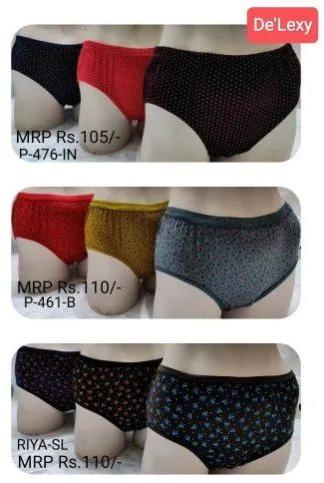 Ladies Cotton Hipster Panty, Feature : Soft, Skin Friendly, Colorful Pattern, Anti Wrinkled, Anti Bacterial