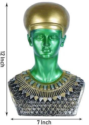 Ancient Egyptian Statue, for Decoration, Color : Green