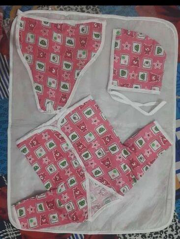 Printed Hospital Baby Kit Dress, Age Group : 0-3 Months