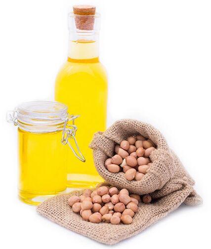 Organic Wood Pressed Groundnut Oil, Color : Yellow