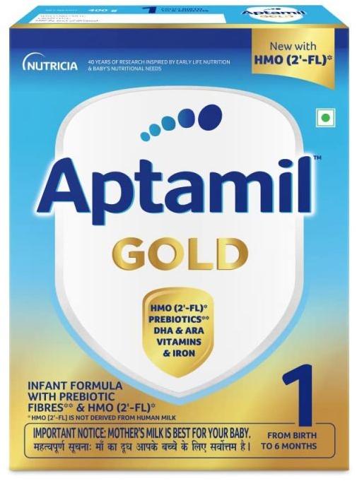 Aptamil Gold Infant Formula Milk Powder for Babies - Stage 1 (Upto 6 months)  400g