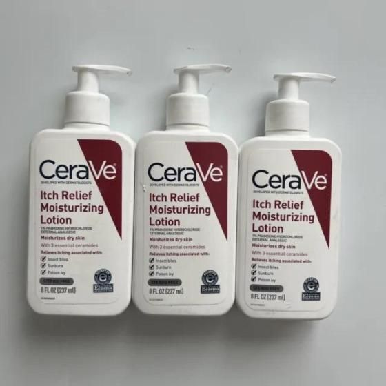 Ceravered itch relief moisturizing body lotion cream