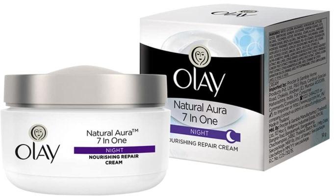 Olay Night Cream Natural Aura Nourishing Repair Cream,50g