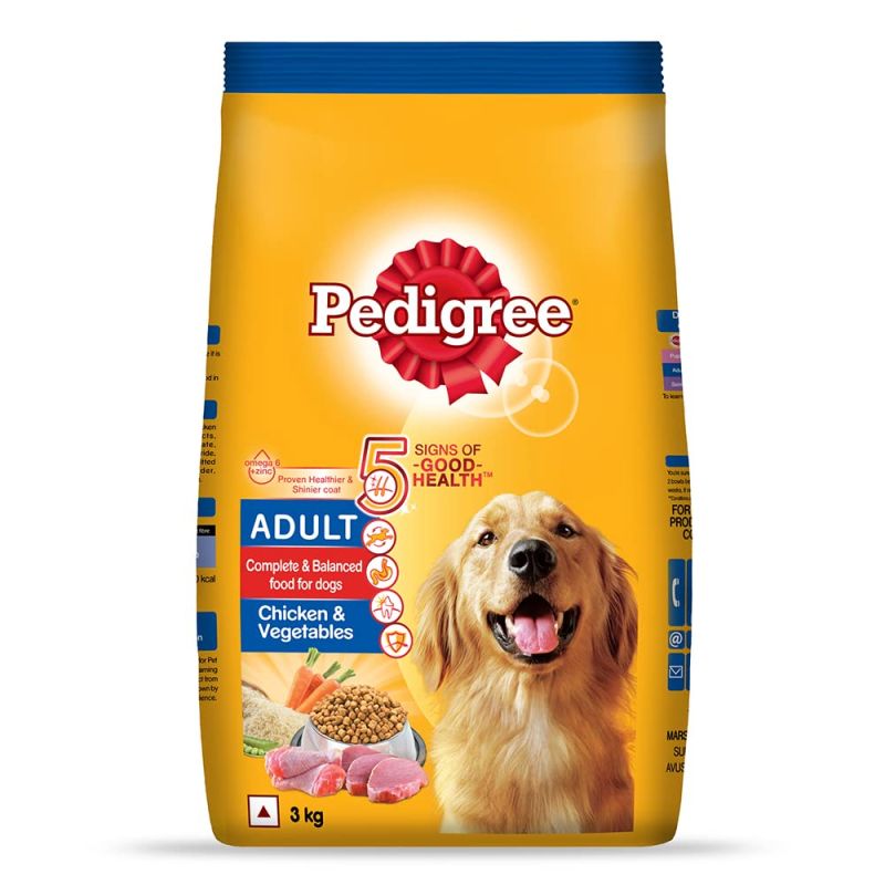 Pedigree Chicken &amp;amp; Vegetables Adult Dry Dog Food