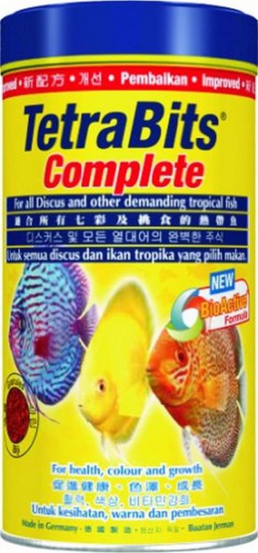 Tetra Bits Complete Granule Fish Food for Growth and Health of All Life Stages, 300g