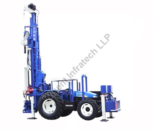 tractor mounted drilling rig