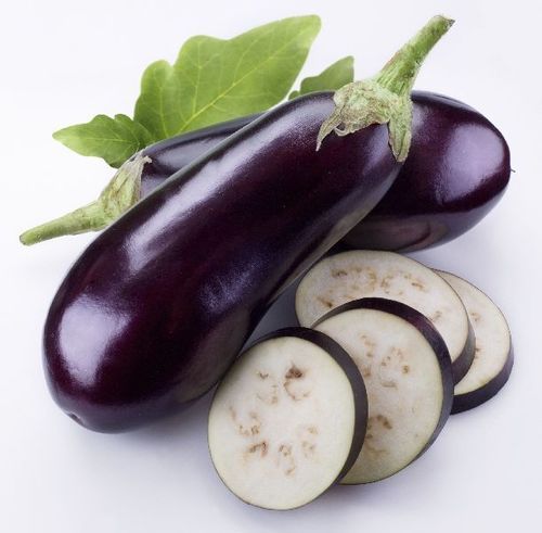 Purple Round Organic Fresh Eggplant, for Cooking