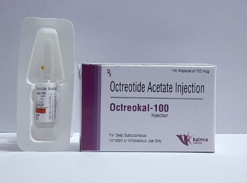 Octreokal-100 Injection, Form : Liquid