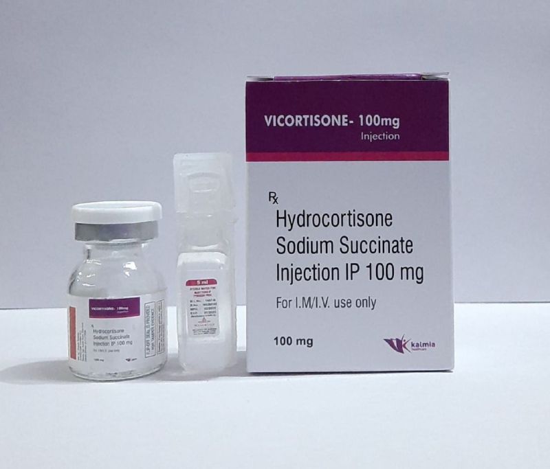 Vicortisone-100 Injection, Form : Liquid