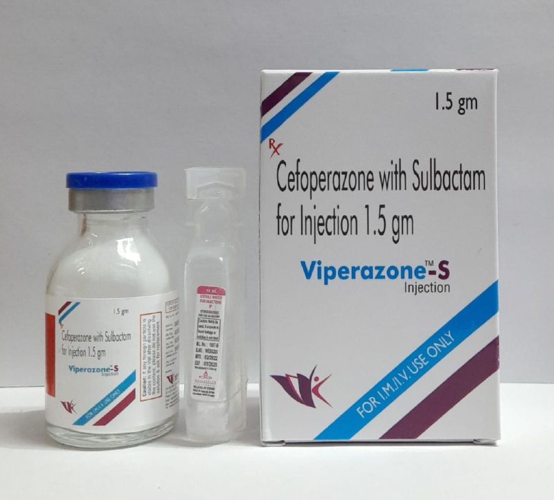 Viperazone-S 1.5 gm Injection, Medicine Type : Allopathic