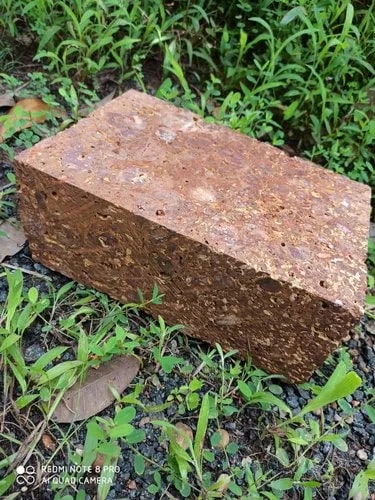 Red Polished Solid Laterite Stone, for Construction, Size : Standard