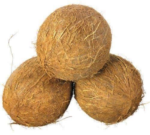 Semi Husked Natural Raw Coconut, for Freshness, Good Taste, Healthy, Packaging Size : 20Kg