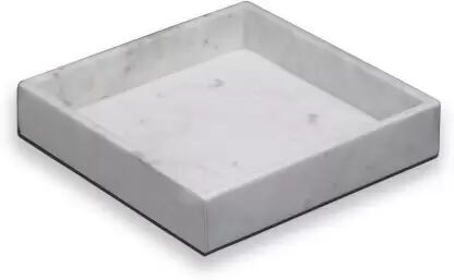 Polished Square Marble Tray, for Serving, Size : Multisize