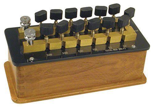 Brass Plug Type Resistance Box, For Laboratory, Color : Black, Brown