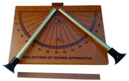 Reflection Of Sound Apparatus, For Laboratory, Color : Brown