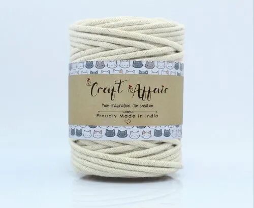Craft Affair Off white Braided Organic Cotton Cord