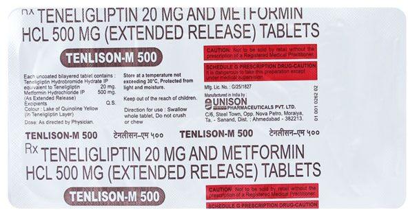 Tenlison M 500 Tablet
