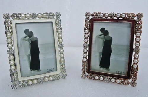 Stone Metal Photo Frame, Color : Red