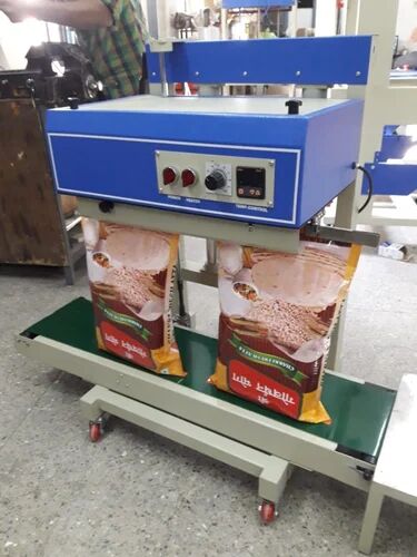 Blue Heavy Duty Continuous Band Sealer, Packaging Type : Plastic Packet
