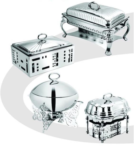 Steel Chafing Dishes, Size : 9inch, 8inch, 7inch, 6inch, 12inch, 11inch, 10inch
