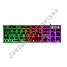 Black Wired LED Backlit Keyboard, for Computer