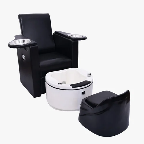 Black Pedicure Chair at Rs 28,000 / Piece in Kanpur Salon Factory
