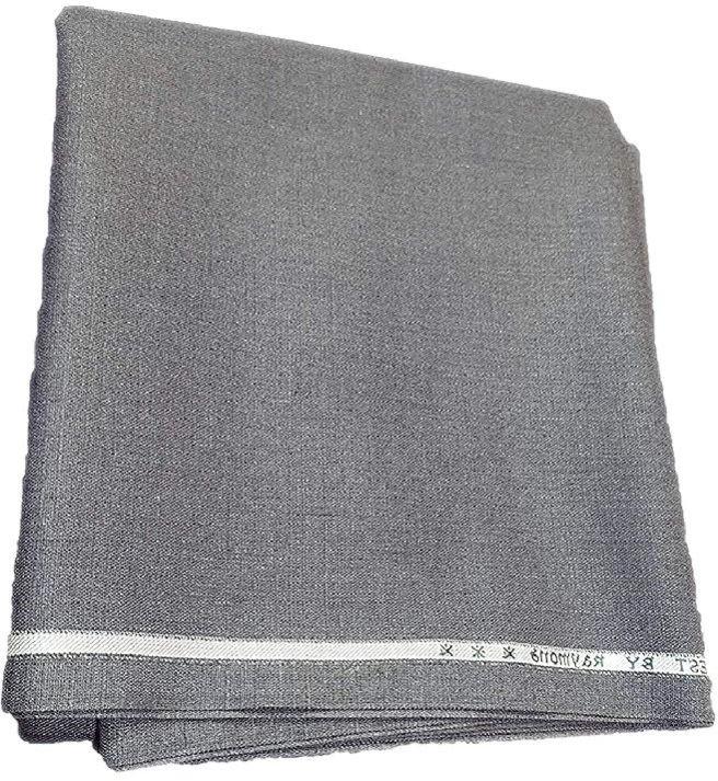 Grey Poly Viscose Fabric