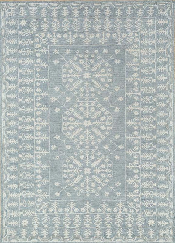 Rectangular 2x3feet Hand tufted Wool Carpet loop