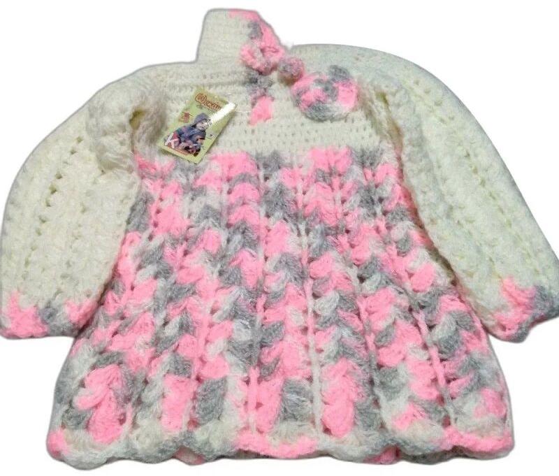 Wendy Woolen Hand knitted Sweater, Size : 32 Inch