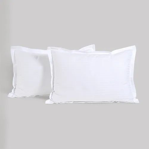 Rectangle Cotton Pillow Covers, for Home, Hotel, Size : Multisizes