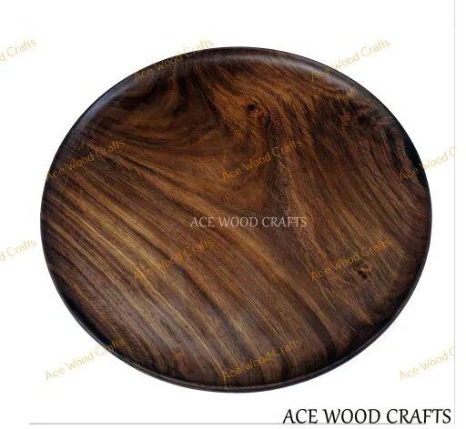 Brown Wooden Plates