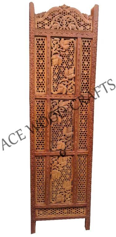 Carved Wooden Rose Wood Partition Screen, Shape : Straight