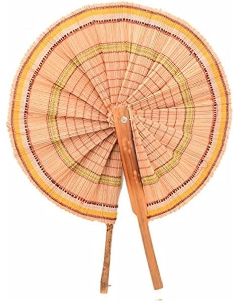 Bamboo Hand Fan, Size : Standard