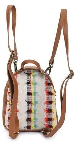 Printed Convertible Sling Backpack Bag, Closure Type : Zipper