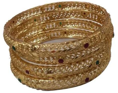 Alloy Gold Plated Imitation Bangle, Occasion : Party